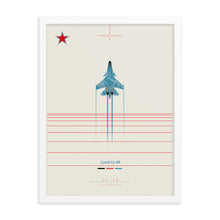 Load image into Gallery viewer, &quot;SU-34 Fullback&quot; Framed Matte Poster