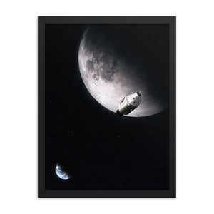 "Lunar" Framed Premium Luster Photo Paper Poster