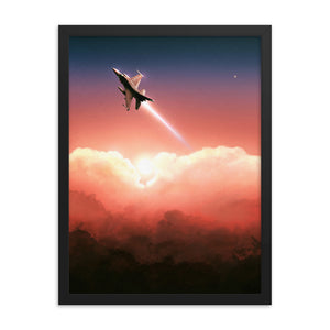 "F-16 Viper" Framed Matte Poster
