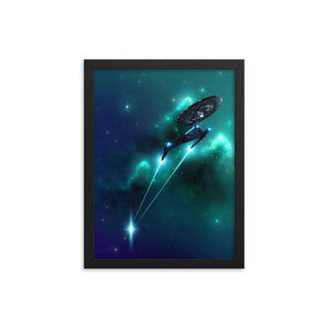 "Discovery" Framed Matte Poster