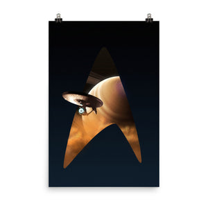 "NCC-1701 (Kelvin Timeline)" Matte Poster