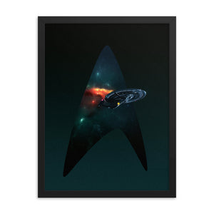 "NCC-1701-E" Framed Matte Poster