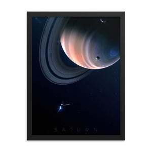 "Saturn" Framed Matte Poster