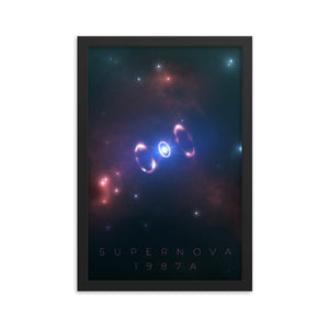 "Supernova 1987A" Framed Premium Luster Photo Paper Poster
