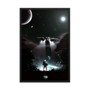 "Halo - Well Enough Alone" Framed Matte Poster