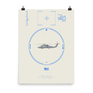 "MH-60R Seahawk" Matte Poster