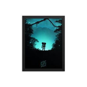 "Metroid Prime" Framed Premium Luster Photo Paper Poster