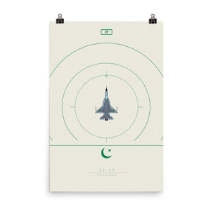 "JF-17 Thunder" Matte Poster