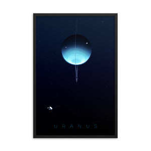 "Uranus" Framed Premium Luster Photo Paper Poster