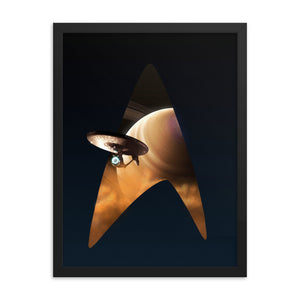 "NCC-1701 (Kelvin Timeline)" Framed Matte Poster