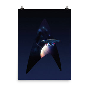 "NCC-1701-D" Matte Poster