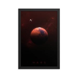 "Mars" Framed Matte Poster