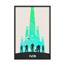 Load image into Gallery viewer, &quot;Mass Effect N7&quot; Framed Matte Poster