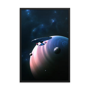 "Strange New Worlds" Framed Matte Poster