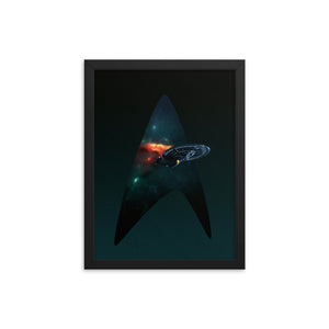"NCC-1701-E" Framed Matte Poster
