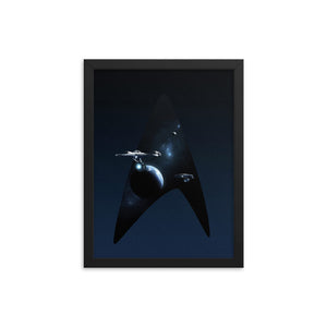 "NCC-1701-A" Framed Matte Poster