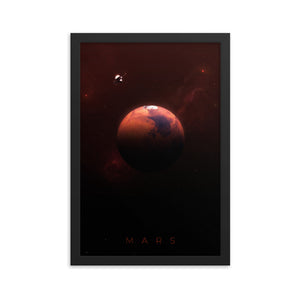 "Mars" Framed Premium Luster Photo Paper Poster