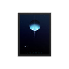 Load image into Gallery viewer, &quot;Uranus&quot; Framed Premium Luster Photo Paper Poster