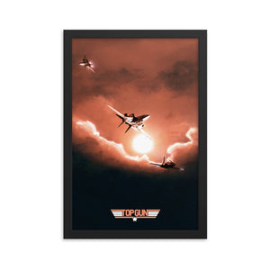 "Top Gun" Framed Premium Luster Photo Paper Poster