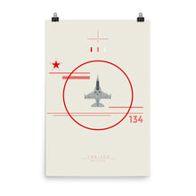 Load image into Gallery viewer, &quot;YAK-130 Mitten&quot; Premium Luster Photo Paper Poster