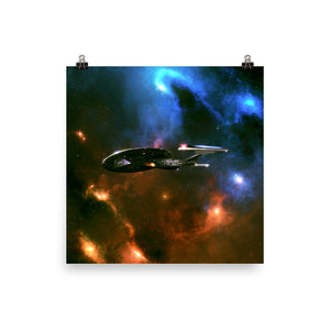 "Enterprise-E" Matte Poster