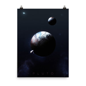 "Pluto" Matte Poster