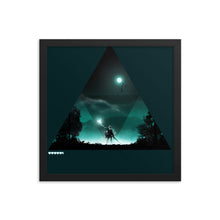 Load image into Gallery viewer, &quot;Triforce&quot; Framed Premium Luster Photo Paper Poster