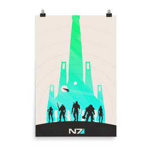 "Mass Effect N7" Premium Luster Photo Paper Poster