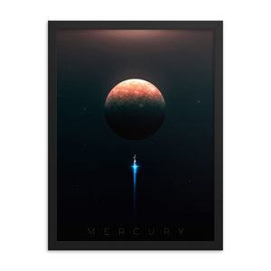 "Mercury" Framed Matte Poster