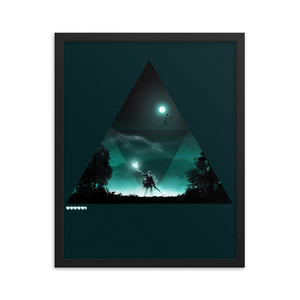 "Triforce" Framed Matte Poster