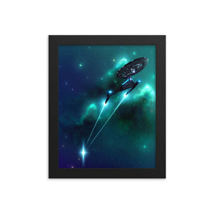 "Discovery" Framed Premium Luster Photo Paper Poster