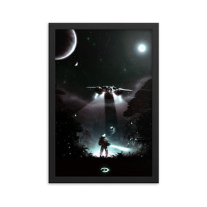 "Halo - Well Enough Alone" Framed Premium Luster Photo Paper Poster