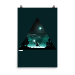 "Triforce" Matte Poster