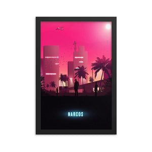 "Narcos" Framed Premium Luster Photo Paper Poster
