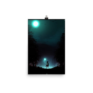 "It's Dangerous to Go Alone" Premium Luster Photo Paper Poster