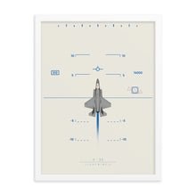 Load image into Gallery viewer, &quot;F-35 Lightning II&quot; Framed Matte Poster