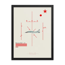 Load image into Gallery viewer, &quot;MIG-29 Fulcrum&quot; Framed Matte Poster