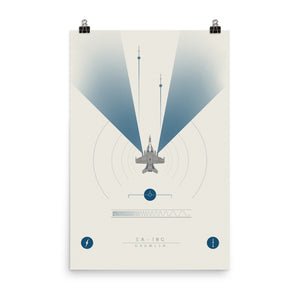 "EA-18G Growler" Matte Poster