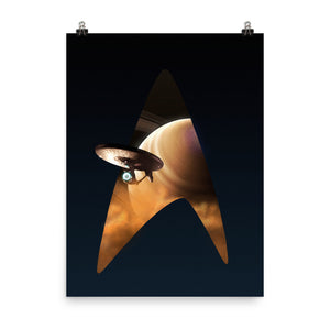 "NCC-1701 (Kelvin Timeline)" Matte Poster