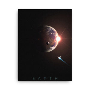 planet earth nasa canvas print from noble-6 design