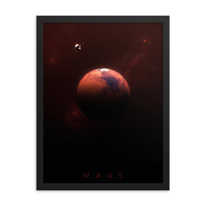"Mars" Framed Matte Poster