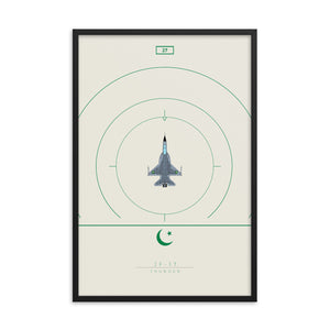 "JF-17 Thunder" Framed Matte Poster