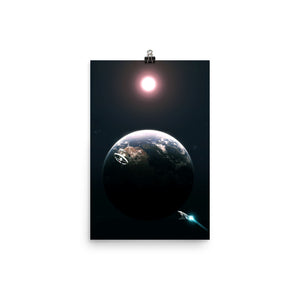 "2001: A Space Odyssey" Matte Poster
