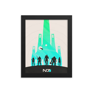 "Mass Effect N7" Framed Premium Photo Paper Poster