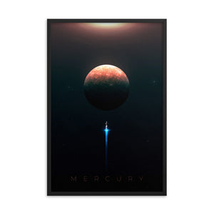 "Mercury" Framed Matte Poster