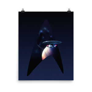 "NCC-1701-D" Premium Luster Photo Paper Poster
