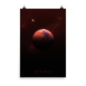 mars nasa poster by noble-6 design