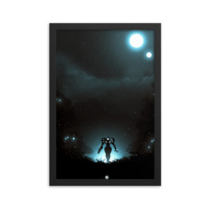 "Metroid" Framed Matte Poster