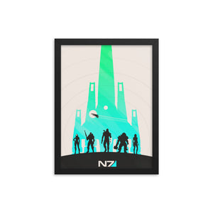 "Mass Effect N7" Framed Premium Photo Paper Poster