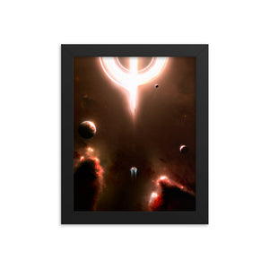 "Dying of the Light" Framed Premium Luster Photo Paper Poster